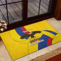 Personalised Colombia Independence Day Rubber Doormat 1810 Libertad y Orden