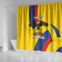 Personalised Colombia Independence Day Shower Curtain 1810 Libertad y Orden