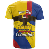Personalised Colombia Independence Day T Shirt 1810 Libertad y Orden
