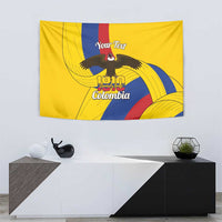 Personalised Colombia Independence Day Tapestry 1810 Libertad y Orden
