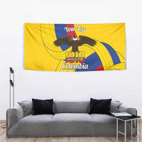 Personalised Colombia Independence Day Tapestry 1810 Libertad y Orden