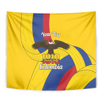 Personalised Colombia Independence Day Tapestry 1810 Libertad y Orden