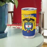 Personalised Colombia Independence Day Tumbler Cup 1810 Libertad y Orden
