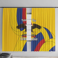 Personalised Colombia Independence Day Window Curtain 1810 Libertad y Orden