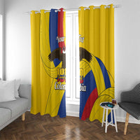 Personalised Colombia Independence Day Window Curtain 1810 Libertad y Orden