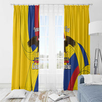 Personalised Colombia Independence Day Window Curtain 1810 Libertad y Orden