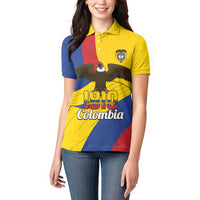 Personalised Colombia Independence Day Women Polo Shirt 1810 Libertad y Orden