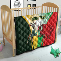 Custom South Africa And Wales Rugby Quilt Springboks Welsh Mascots Dynamic Version - Wonder Print Shop