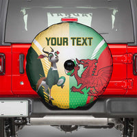 Custom South Africa And Wales Rugby Spare Tire Cover Springboks Welsh Mascots Dynamic Version - Wonder Print Shop