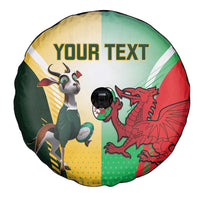 Custom South Africa And Wales Rugby Spare Tire Cover Springboks Welsh Mascots Dynamic Version - Wonder Print Shop