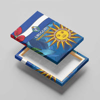 Uruguay Independence Day Canvas Wall Art 25 De Agosto Coat Of Arms With Ceibo - Wonder Print Shop
