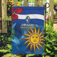 Uruguay Independence Day Garden Flag 25 De Agosto Coat Of Arms With Ceibo - Wonder Print Shop