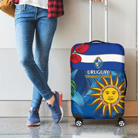 Uruguay Independence Day Luggage Cover 25 De Agosto Coat Of Arms With Ceibo - Wonder Print Shop