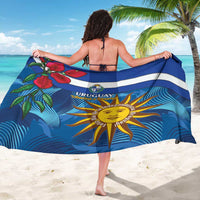 Uruguay Independence Day Sarong 25 De Agosto Coat Of Arms With Ceibo - Wonder Print Shop
