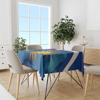 Uruguay Independence Day Tablecloth 25 De Agosto Coat Of Arms With Ceibo - Wonder Print Shop