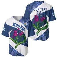 Custom Scotland Rugby Baseball Jersey 2024 Go Champions Scottish Thistles - Wonder Print Shop
