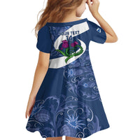 Custom Scotland Rugby Family Matching Puletasi and Hawaiian Shirt 2024 Go Champions Scottish Thistles - Wonder Print Shop