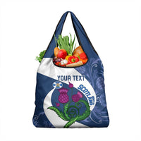 Custom Scotland Rugby Grocery Bag Go Champions Scottish Thistles