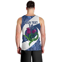 Custom Scotland Rugby Men Tank Top 2024 Go Champions Scottish Thistles - Wonder Print Shop