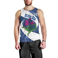 Custom Scotland Rugby Men Tank Top 2024 Go Champions Scottish Thistles - Wonder Print Shop