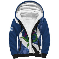 Custom Scotland Rugby Sherpa Hoodie 2024 Go Champions Scottish Thistles - Wonder Print Shop