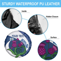 Custom Scotland Rugby Spare Tire Cover 2024 Go Champions Scottish Thistles - Wonder Print Shop