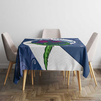 Custom Scotland Rugby Tablecloth 2024 Go Champions Scottish Thistles - Wonder Print Shop