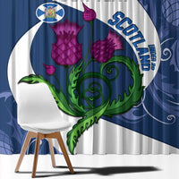 Custom Scotland Rugby Window Curtain 2024 Go Champions Scottish Thistles - Wonder Print Shop