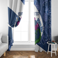 Custom Scotland Rugby Window Curtain 2024 Go Champions Scottish Thistles - Wonder Print Shop