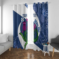 Custom Scotland Rugby Window Curtain 2024 Go Champions Scottish Thistles - Wonder Print Shop