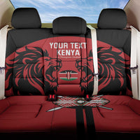 Custom Kenya Rugby Back Car Seat Cover 2024 Go Champions Simbas - Red - Wonder Print Shop
