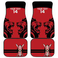 Custom Kenya Rugby Car Mats 2024 Go Champions Simbas - Red - Wonder Print Shop