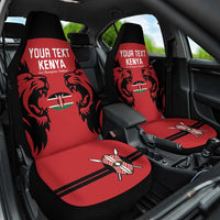Custom Kenya Rugby Car Seat Cover 2024 Go Champions Simbas - Red - Wonder Print Shop