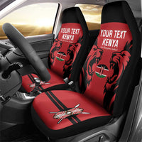 Custom Kenya Rugby Car Seat Cover 2024 Go Champions Simbas - Red - Wonder Print Shop