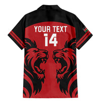 Custom Kenya Rugby Family Matching Mermaid Dress and Hawaiian Shirt 2024 Go Champions Simbas - Red - Wonder Print Shop