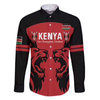 Custom Kenya Rugby Family Matching Short Sleeve Bodycon Dress and Hawaiian Shirt 2024 Go Champions Simbas - Red - Wonder Print Shop