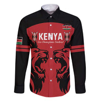 Custom Kenya Rugby Family Matching Tank Maxi Dress and Hawaiian Shirt 2024 Go Champions Simbas - Red - Wonder Print Shop