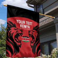 Custom Kenya Rugby Garden Flag 2024 Go Champions Simbas - Red - Wonder Print Shop