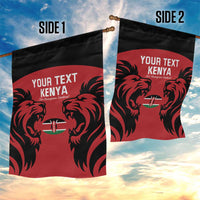 Custom Kenya Rugby Garden Flag 2024 Go Champions Simbas - Red - Wonder Print Shop