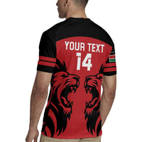 Custom Kenya Rugby Rugby Jersey 2024 Go Champions Simbas - Red - Wonder Print Shop