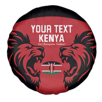 Custom Kenya Rugby Spare Tire Cover 2024 Go Champions Simbas - Red - Wonder Print Shop