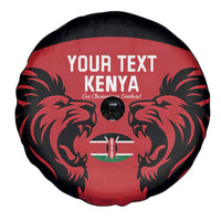 Custom Kenya Rugby Spare Tire Cover 2024 Go Champions Simbas - Red - Wonder Print Shop