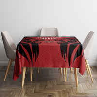 Custom Kenya Rugby Tablecloth 2024 Go Champions Simbas - Red - Wonder Print Shop