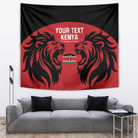 Custom Kenya Rugby Tapestry 2024 Go Champions Simbas - Red - Wonder Print Shop