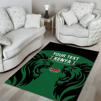 Custom Kenya Rugby Area Rug 2024 Go Champions Simbas - Green - Wonder Print Shop