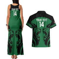 Custom Kenya Rugby Couples Matching Tank Maxi Dress and Hawaiian Shirt 2024 Go Champions Simbas - Green - Wonder Print Shop