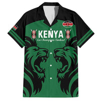 Custom Kenya Rugby Family Matching Summer Maxi Dress and Hawaiian Shirt 2024 Go Champions Simbas - Green - Wonder Print Shop