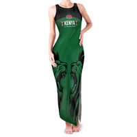 Custom Kenya Rugby Family Matching Tank Maxi Dress and Hawaiian Shirt 2024 Go Champions Simbas - Green - Wonder Print Shop