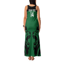 Custom Kenya Rugby Family Matching Tank Maxi Dress and Hawaiian Shirt 2024 Go Champions Simbas - Green - Wonder Print Shop