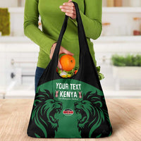 Custom Kenya Rugby Grocery Bag Go Champions Simbas - Green
